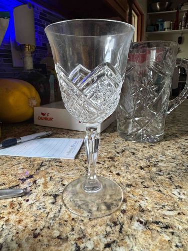 Cut Glass/Crystal Goblet