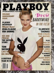Playboy Magazine - January 1995 (Drew Barrymore Cover)