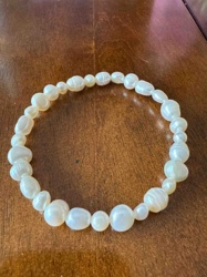 Freshwater Baroque Pearl Stretch Bracelet