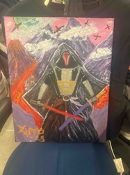Darth Revan on Alien Planet (Acrylic on Canvas)