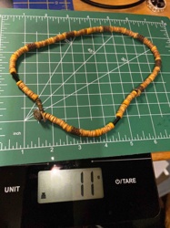Tiger Heishi Bead Necklace