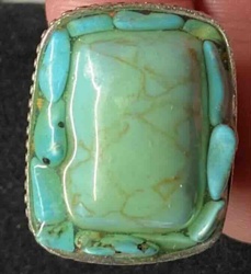Vintage Turquoise and Sterling Silver Ring