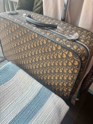Vintage Christian Dior Monogram Suitcase