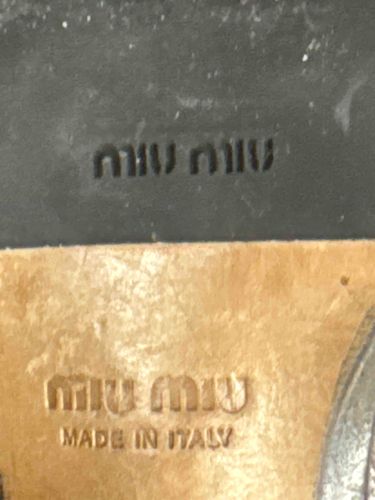 Miu Miu Designer Footwear Sole Detail