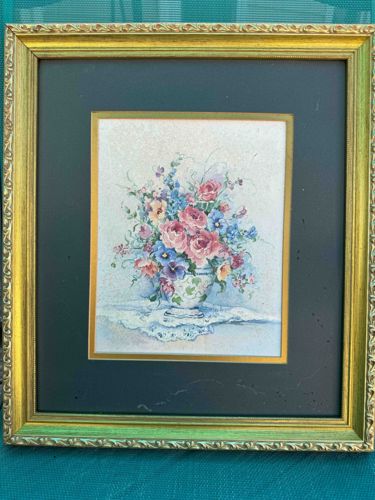 Framed Floral Still Life Print