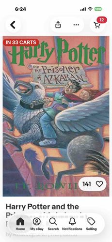 Harry Potter and the Prisoner of Azkaban Book Cover