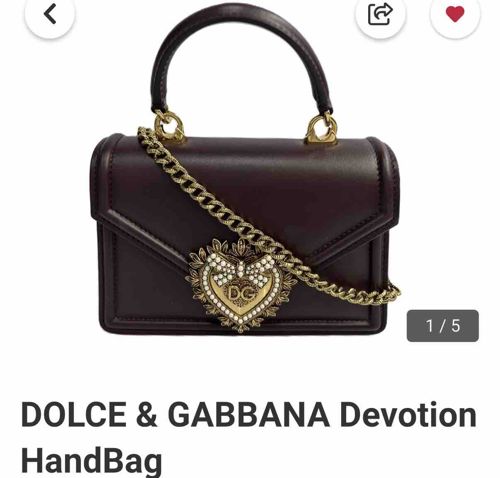 Dolce & Gabbana Devotion Handbag