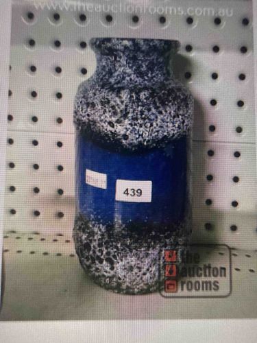West German Ceramic Fat Lava Vase