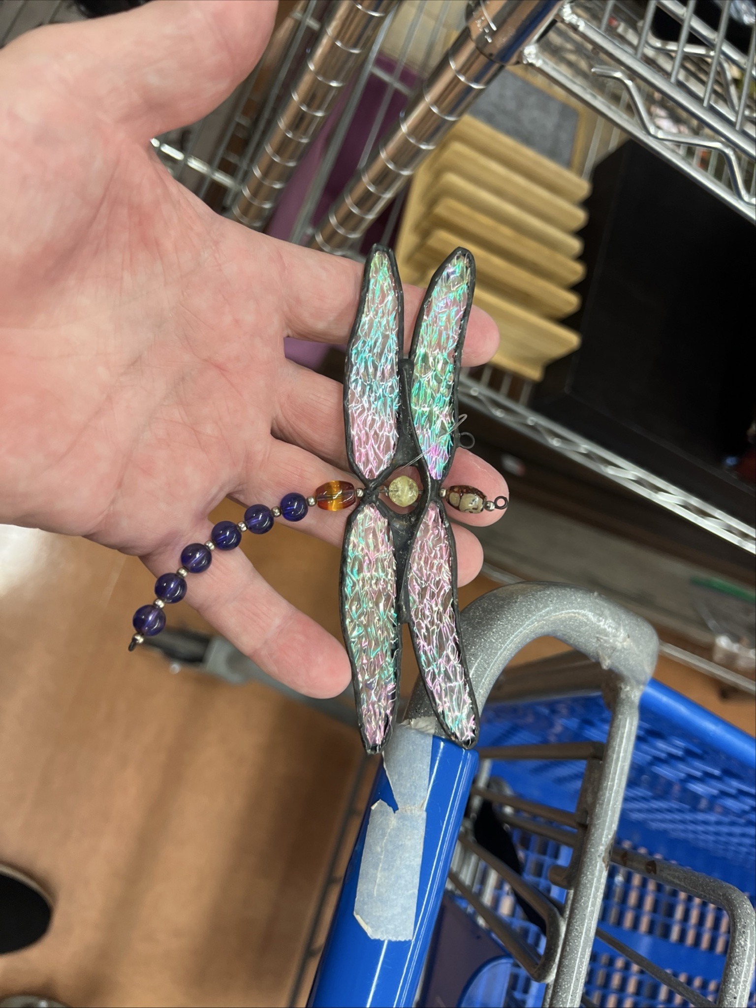 Submitted photo of Stained Glass Dragonfly Suncatcher