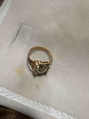 Vintage Gold School or Organization Signet Ring
