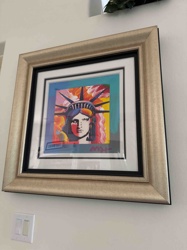 Peter Max "Liberty Head" Signed and Numbered Print