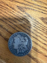 1899 Morgan Silver Dollar (Obverse)