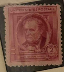 James Fenimore Cooper 2 Cents US Postage Stamp