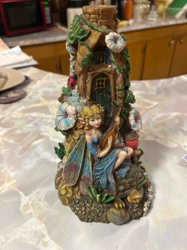 Fairy House Cone Incense Burner / Holder
