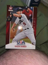 Hagen Danner USA Baseball Panini 18U National Team Baseball Card