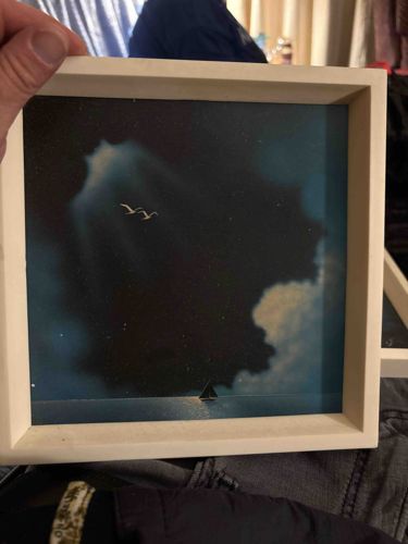 Framed Nautical Twilight Seascape Art Print