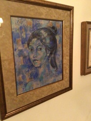 Framed Portrait Painting of a Woman