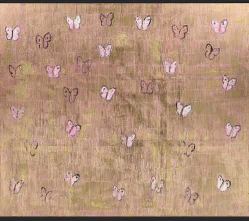Hunt Slonem Butterfly Painting