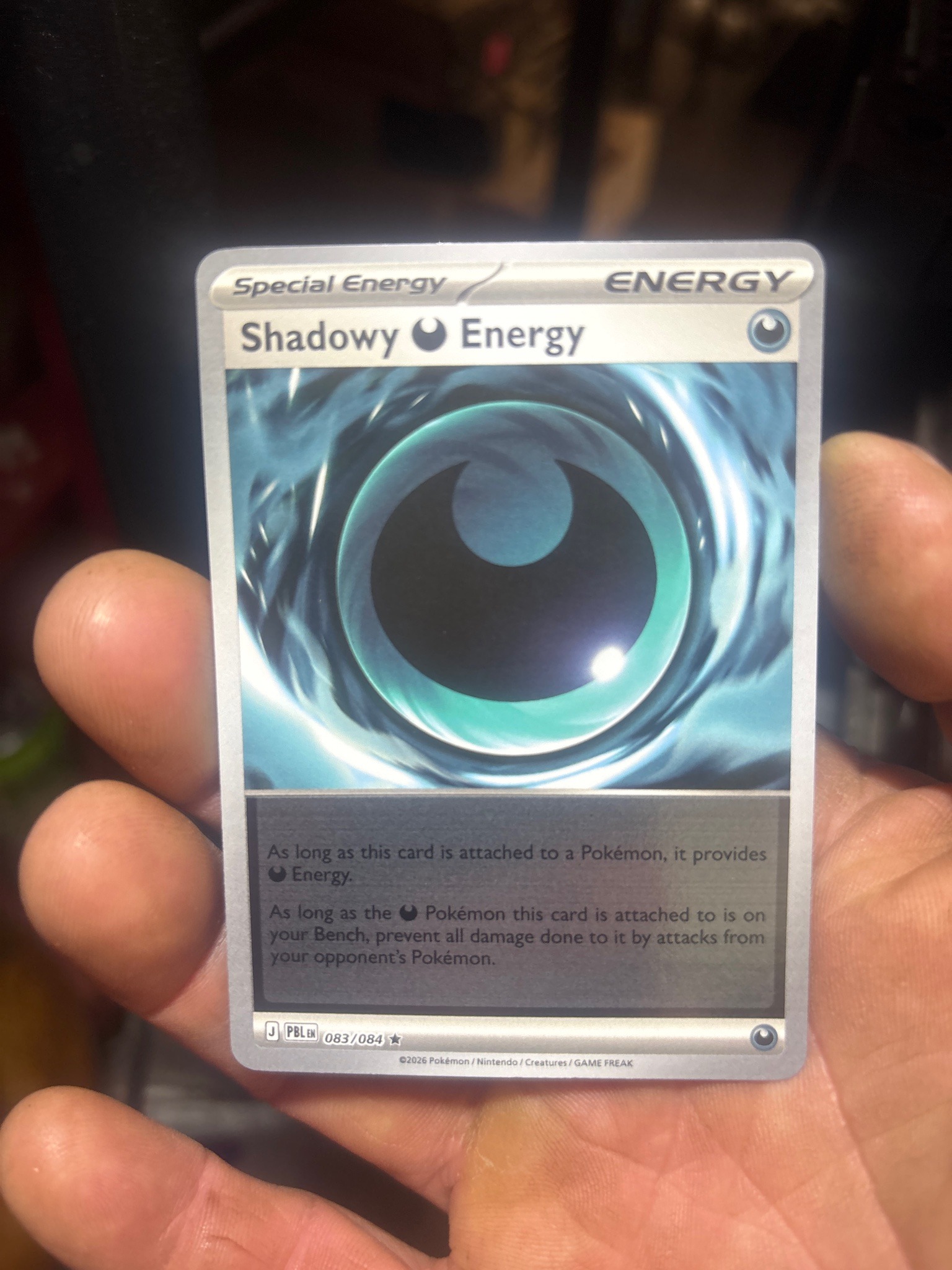 Submitted photo of Pokemon Trading Card Game Shadowy Energy (not authenticated)