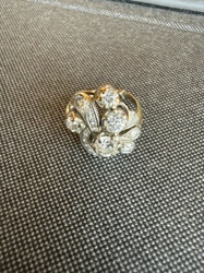 Vintage Diamond Cluster Ring