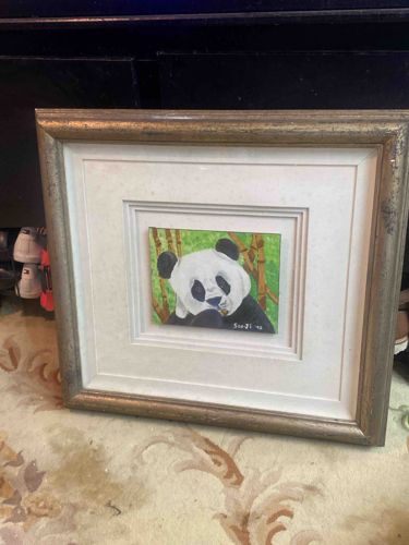 Original Panda Painting by Soo-Ji
