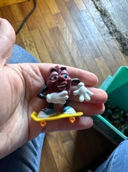 California Raisins Skateboarder Figurine