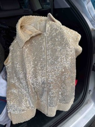 Vintage Beaded and Sequin Jacket