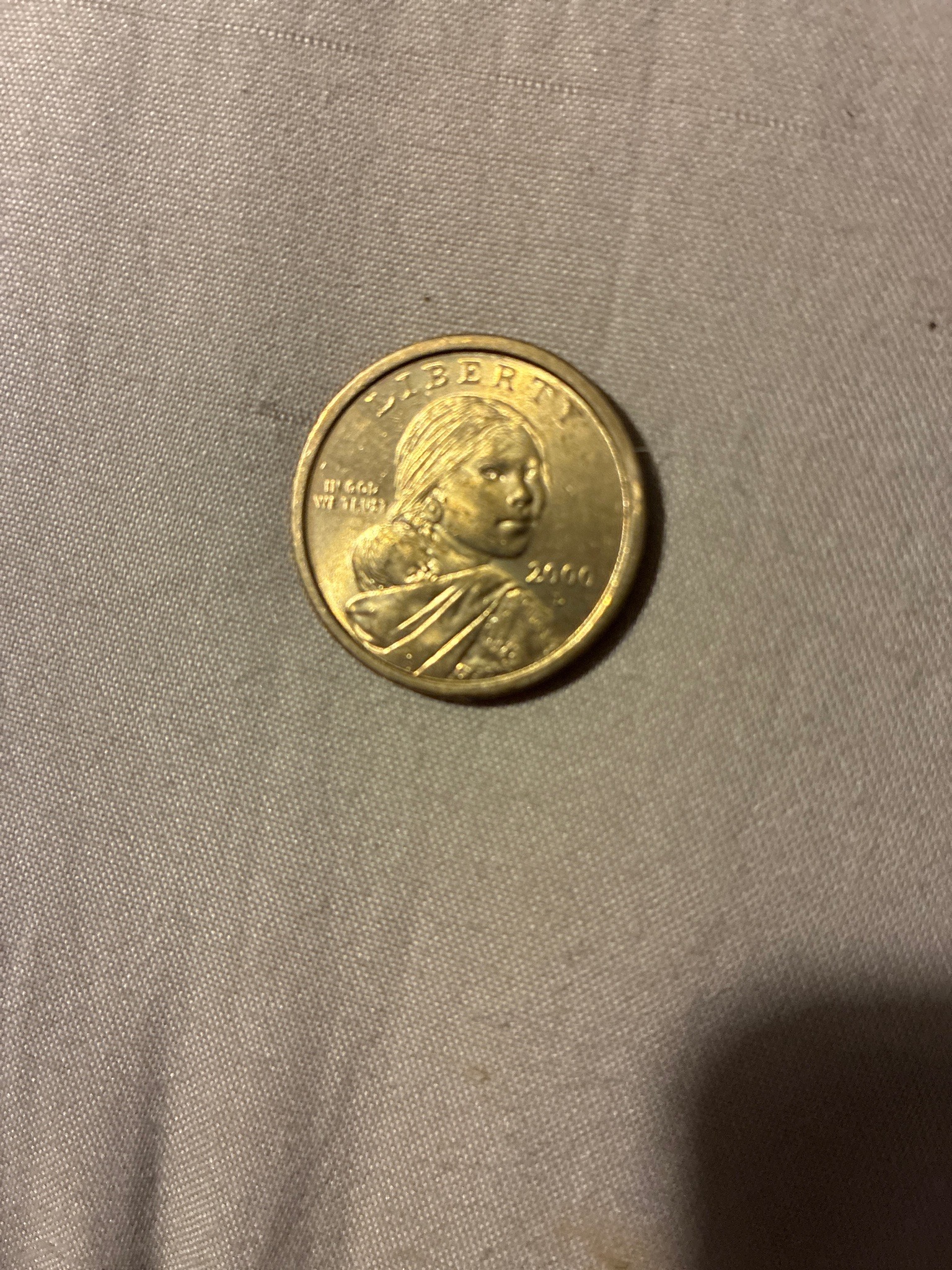 Submitted photo of Sacagawea Dollar Coin, 2000 (unauthenticated)