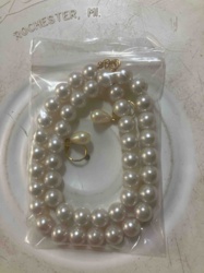 Faux Pearl Necklace and Earring/Pendant Set