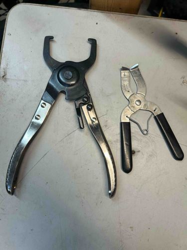 Assorted Specialty Pliers (Retaining Ring Pliers and Hose Clamp Pliers)
