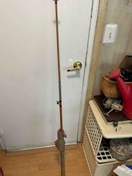 Vintage Bamboo Fishing Boat Rod (Pre-WWII)