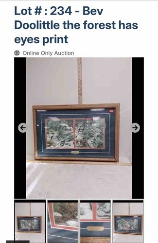 Bev Doolittle 'The Forest Has Eyes' Print