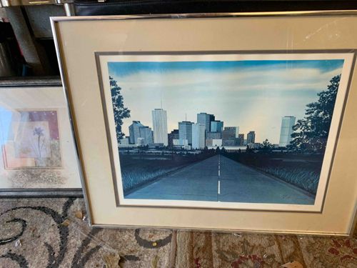 Framed Cityscape Art Print