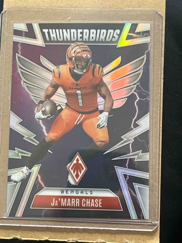2022 Panini Phoenix Ja'Marr Chase Thunderbirds Silver Prizm Insert