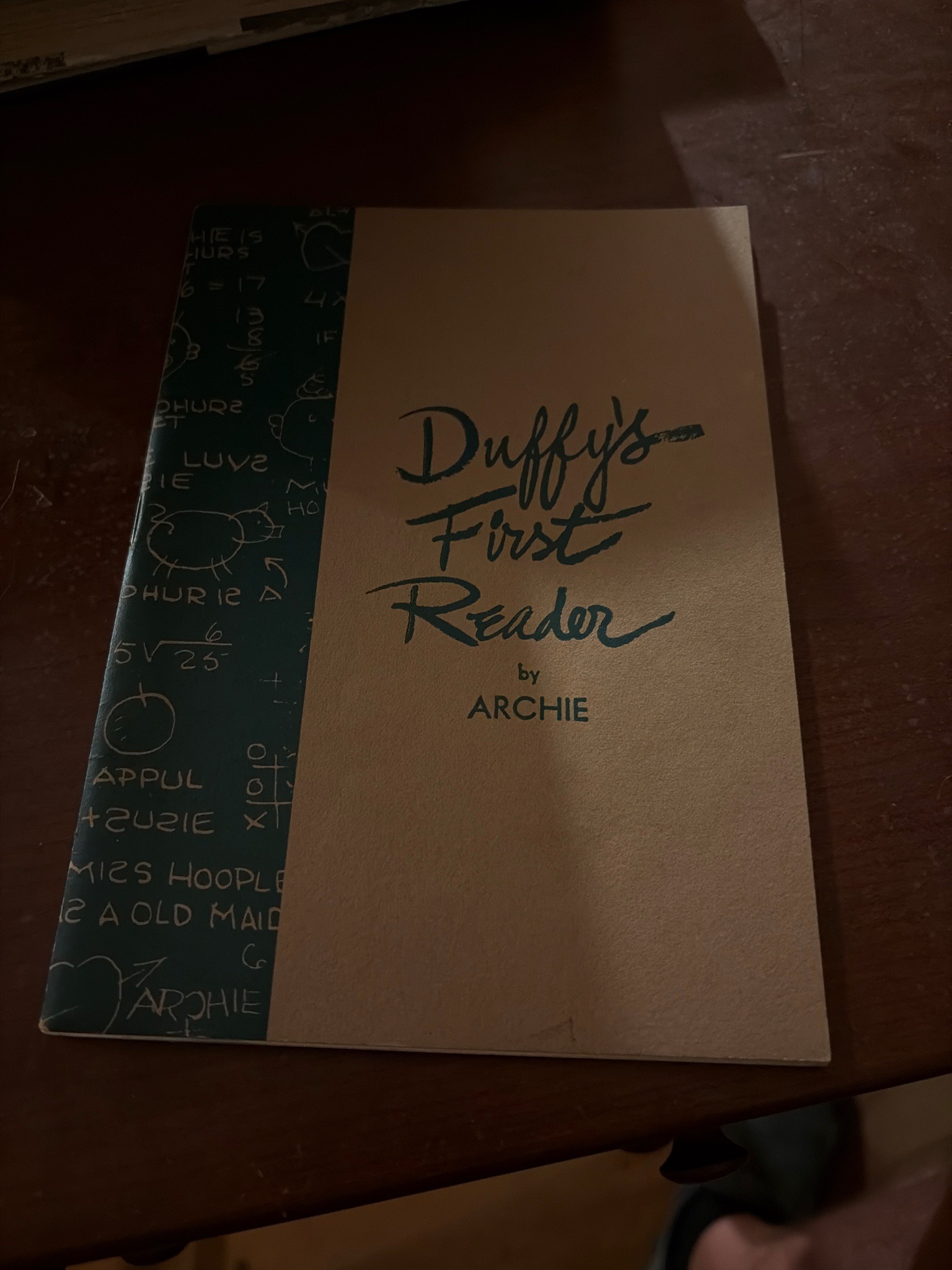 Submitted photo of Paperback book titled Duffy's First Reader by ARCHIE (not authenticated)