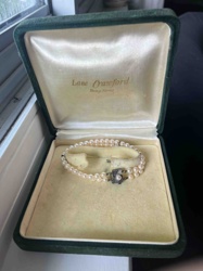 Double-Strand Pearl Bracelet in 'Lane Crawford Hong Kong' Box