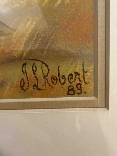 Signed Artwork by J. L. Robert, dated '89