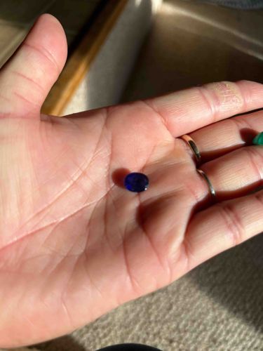 Loose Oval Cut Blue Sapphire