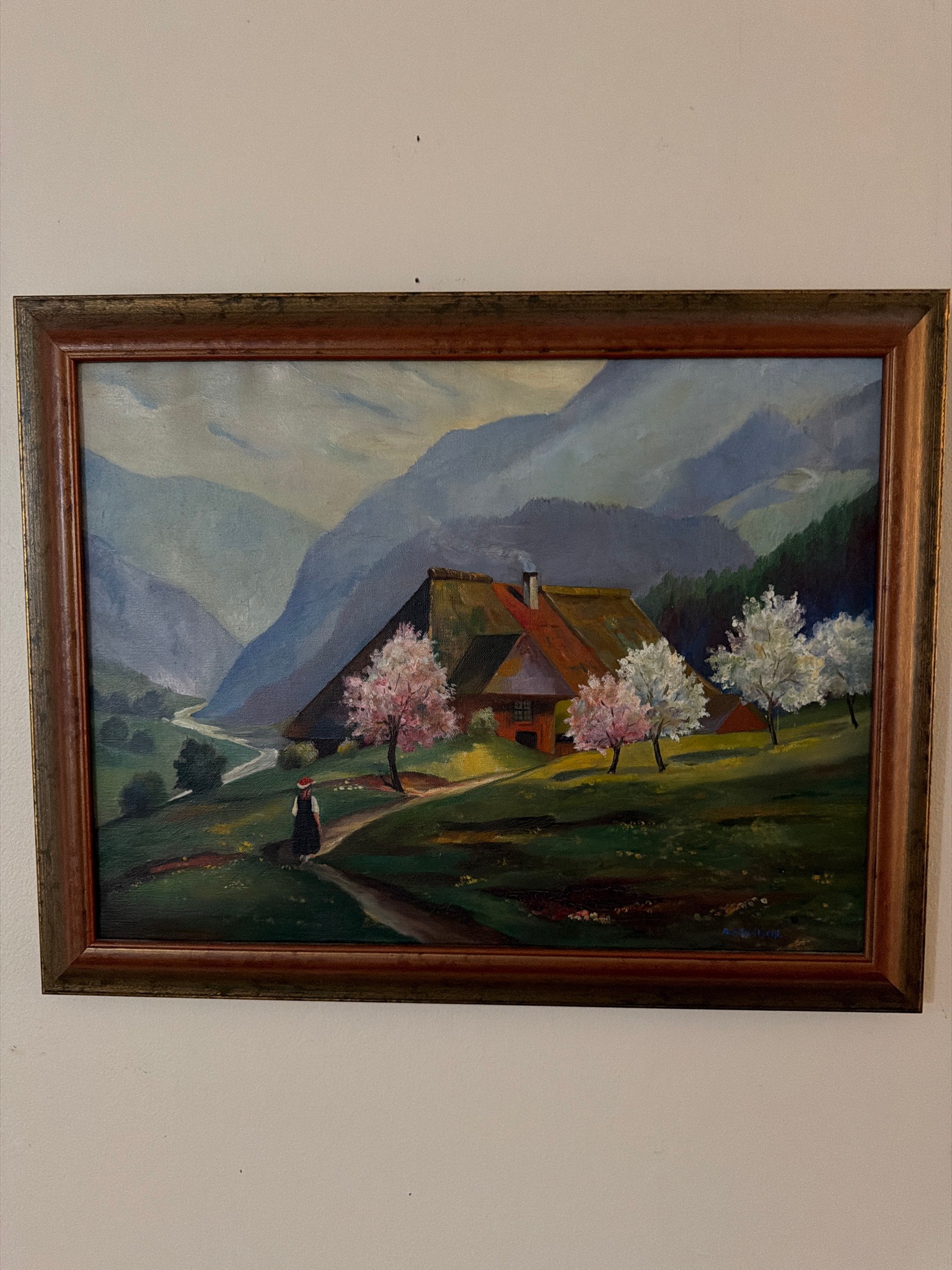 Submitted photo of Oil landscape signed 'A. Bolt'
