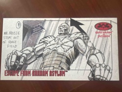 Mr. Freeze 'Escape from Arkham Asylum' Sketch Card