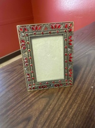 Rhinestone Embellished Desktop Picture Frame