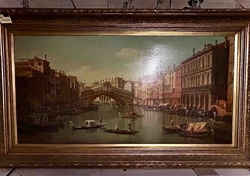 Venetian Canal Scene Painting