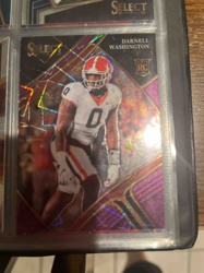 Darnell Washington Select Pink Prizm Rookie Card