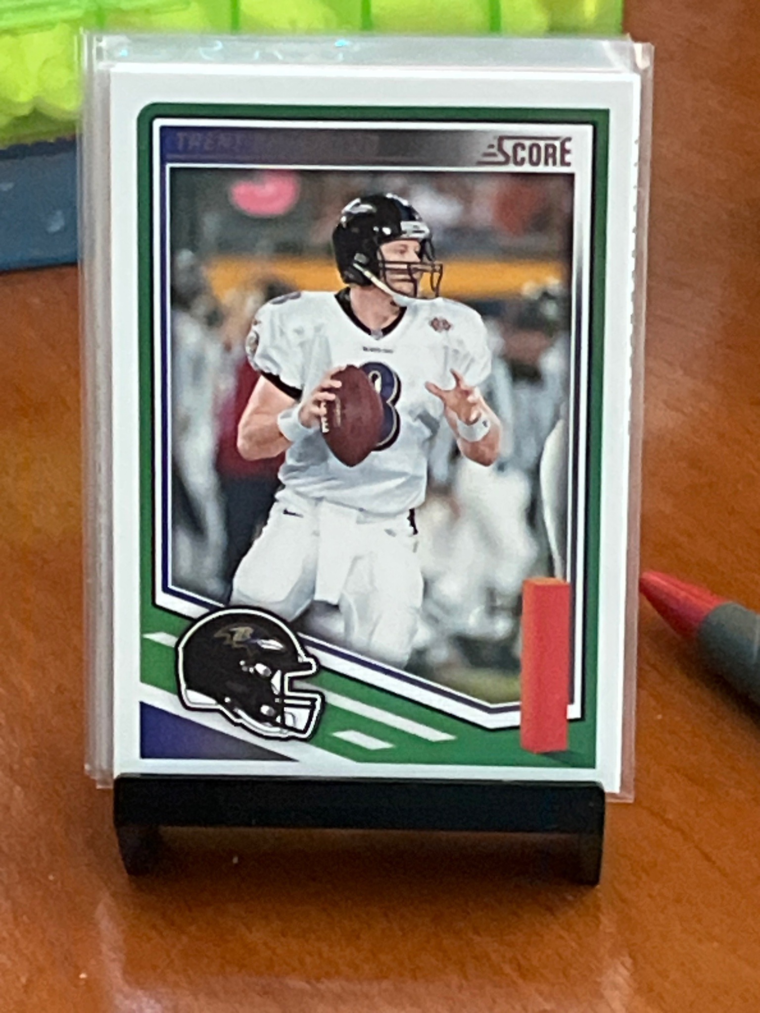 2021 Score Football Trent Dilfer Retro Insert Card