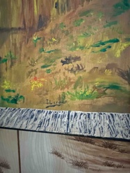 Landscape Painting with Signature 'I.L. Sraro'