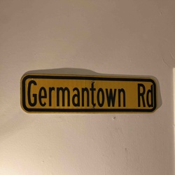 Germantown Rd Retired Authentic Street Sign (City of Memphis, Tennessee)