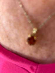 Single Gemstone Pendant Necklace