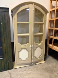 Arched Double Door Display Cabinet