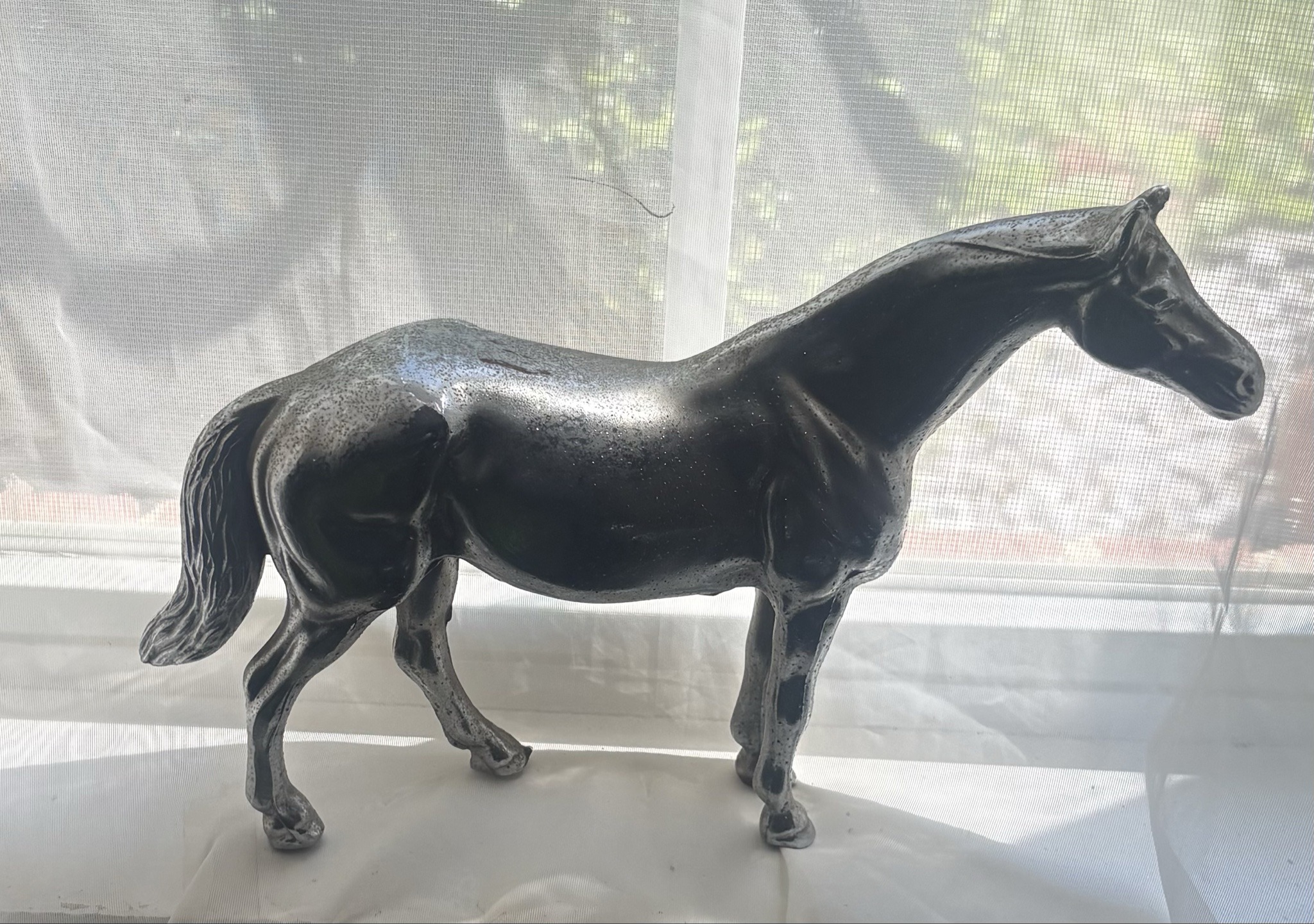 Cast Metal Horse Figure