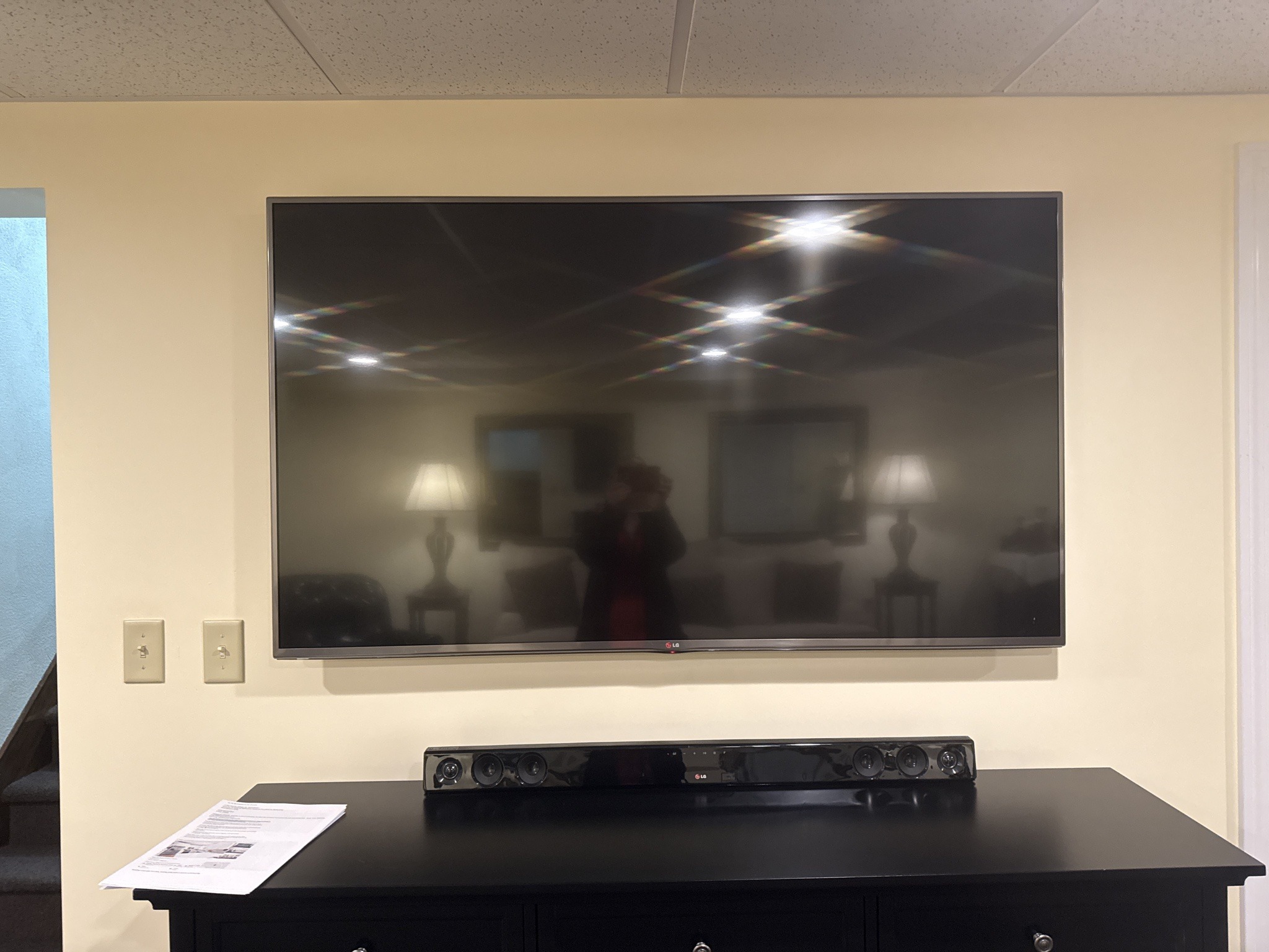 Submitted photo of LG flat-screen television (not authenticated)